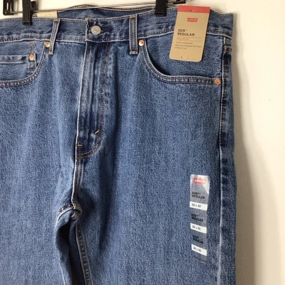 NWT Levi jeans men 505 38 / 30 regular - Picture 2 of 7
